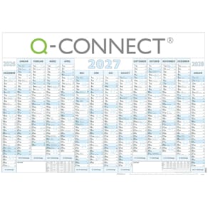 Wandplaner Q-CONNECT XL, 70,7x100cm, 14 Monate