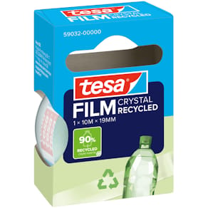 Klebefilm tesa PET ECO & CRYSTAL, 19 mm x 10 m, transparent
