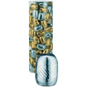 Geschenkband Eiknäuel, gold/silber
