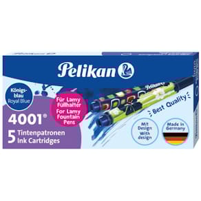 Tintenpatrone Pelikan LTP/F/5, königsblau (für Lamy)