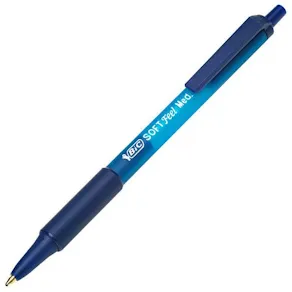Bläckkulpenna BIC Soft Feel Clic Medium Blå, 12st