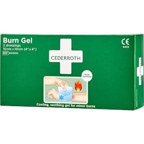 Kompress Burn Gel CEDERROTH, 10x10cm, 2/fp
