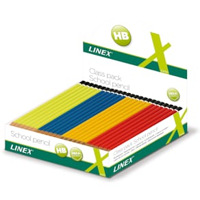 Pencil, Linex, sort, 400037820 pakke a 144 stk