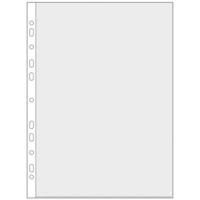 Klarsichthülle VELOFLEX, A4, 100 St., genarbt