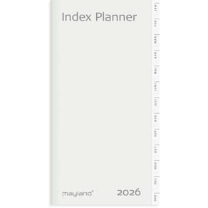 Kalenderpåfyldning Mayland INDEX 2026 hvid, FSC Mix, 1 stk