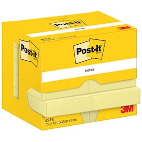Notes POST-IT 38x51mm gul