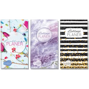 Buchkalender HÄFFT Lieblingsplaner slim, undatiert, sortiert