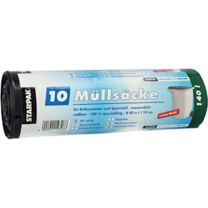 Müllsack PAPSTAR, schwarz
