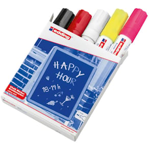 Kreidemarker edding, 5 Farben sortiert