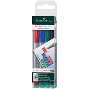 Overheadstift Faber-Castell Multimark, 4er-Etui