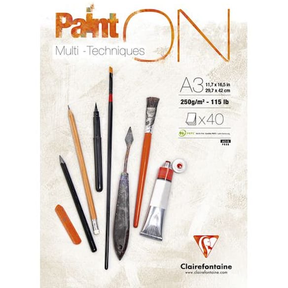 Tegnepapir A3 250g 40ark