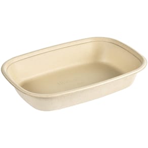 Bagassebakke Duni rektangulær 1200 ml, 249x172x45 mm, 40 stk