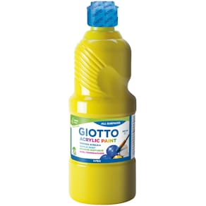 Akrylfärg Giotto 500 ml gul