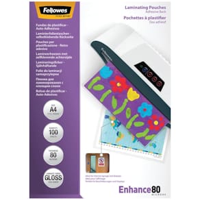 Laminierhülle Fellowes Mikron Peel & Stick, 100 St., A4