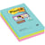 Notitieblok Post-it Super Sticky Notes XXL Cosmic, 101 x 152 mm, 