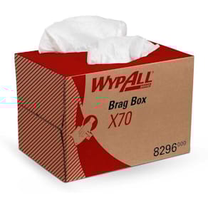 Aftøringsark Kimberly-Clark WypAll Workhorse 70, 1-lag, 200 ark