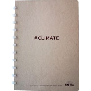 Schrift Atoma Climate, ft A5, 144 bladzijden, geruit 5 mm