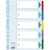 Register ESSELTE Mylar A4 1-5 multifärgat