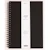 Anteckningsbok Grieg Design A4 Svart, 100g, olinjerat, spiral