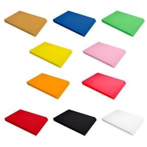 Reklamkartong 35x50cm 270g blå