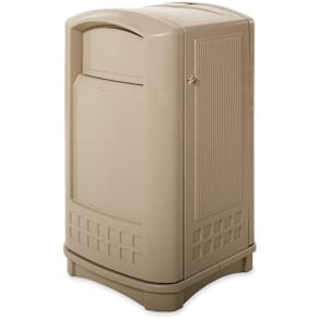 Abfallcontainer Rubbermaid Landmark Series, 189 l, beige