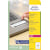 Etiket Avery, onverwijderbaar, ft 63,5 x 33,9 mm, 24 per blad,  4