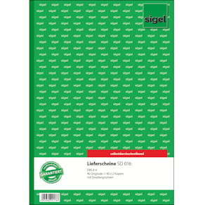 Lieferscheinbuch Sigel SD
