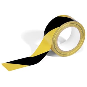 Gulvtape DURALINE 50mmx33m gul/sort avt.