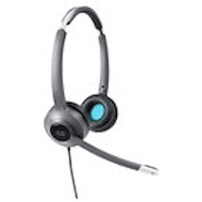 Cisco 522 Wired Dual - Headset - på örat - kabelansluten - 3,5