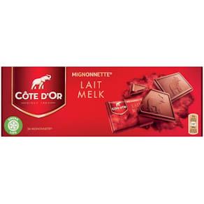 Chocolade Côte d'Or Mignonnettes, melk, 10 g, doos van 24 stuks