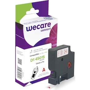Märkband Wecare D1 12mm röd/vi