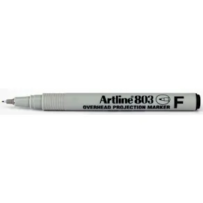 Märkpenna Artline 803 OH F vtl svart