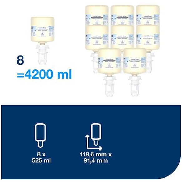 Håndsåpe TORK m/parfyme S5 mini 525ml