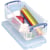 Opbergdoos Really Useful Box 0,9 liter, transparant