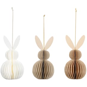 Osteranhänger Hase Wabe, sortiert