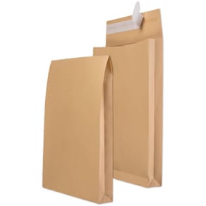 Versandtasche MAILMEDIA B4, haftklebend, 140 g, braun