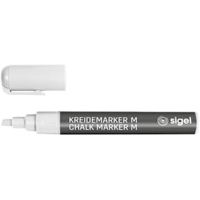 Kreidemarker Sigel, 1–5 mm, weiß