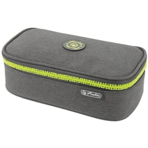 Schlamperetui Herlitz beatBox ABC, grau/gelb