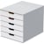Ladeblok Durable Varicolor, 5 laden, wit meubel