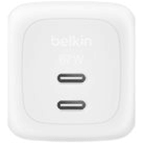BELKIN 67W Dual USB-C PD PPS, White