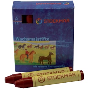 Wachsmalkreiden STOCKMAR, karmin, 12 Stück