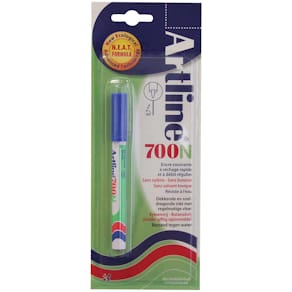 Permanent marker Artline 700N, blauw, op blister
