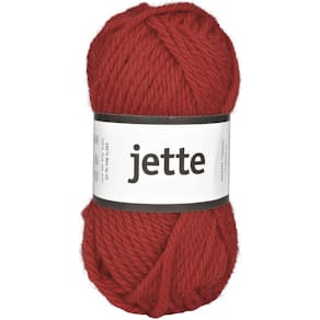 Ullgarn Jette 50g röd