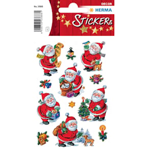 Schmucketiketten HERMA, Nikolaus-Motiv, bunt, 36 Stück