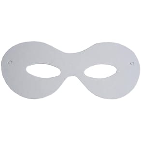 Papieren masker Bouhon, wit, met elastiek, 50 stuks