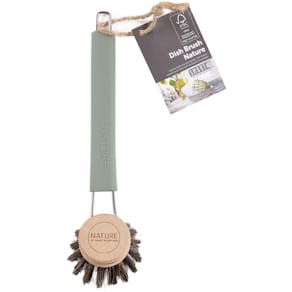 Opvaskebørste grøn hestehår