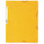 Snoddmapp EXACOMPTA FSC Presspan A4, 3-klaff, 250 ark, 400g, gul