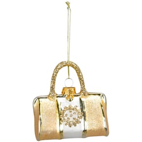 Weihnachtsschmucktasche, gold