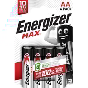 Batterie AA Energizer Max, 4 Stück, Mignon