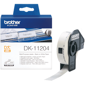 Etiketter BROTHER Universal DK-11204, 54x17mm, 400/fp